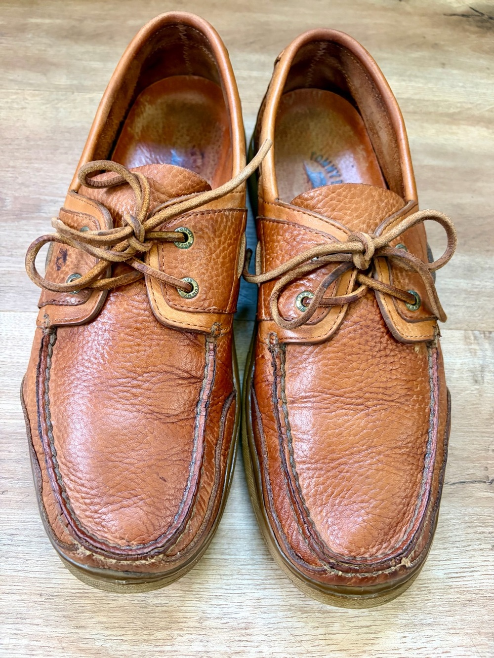 Tommy Bahama Tan Leather Boat Shoes 11 Fall